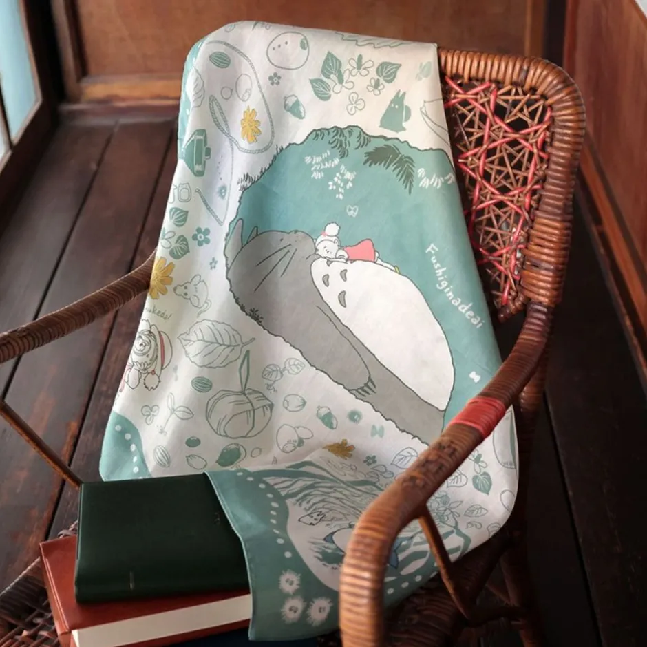 Maison Ghibli Outfits-Large Handkerchief Mysterious Encounter 53X53 Cm - My Neighbour Totor