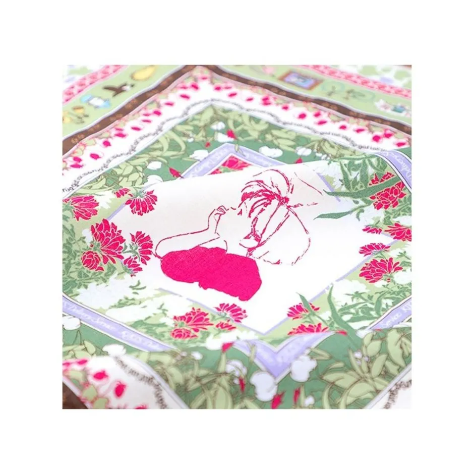 Maison Ghibli Outfits-Large Handkerchief The World Around Kiki - Kiki'S Delivery Service