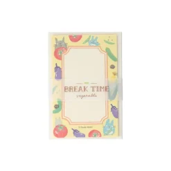 Maison Ghibli Postcards And Letter Papers-Letter Set Break Time Vegetables - My Neighcor Tortoro