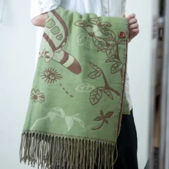 Maison Ghibli Outfits-Light Green Stole Totoro & Catbus - My Neighbor Totoro