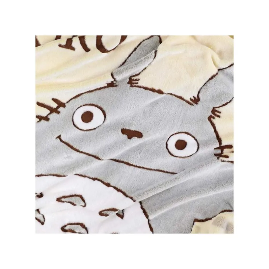 Maison Ghibli Household Linen-Long Blanket Rosehips And Hazelnuts 200X140 Cm - My Neighbor Totoro