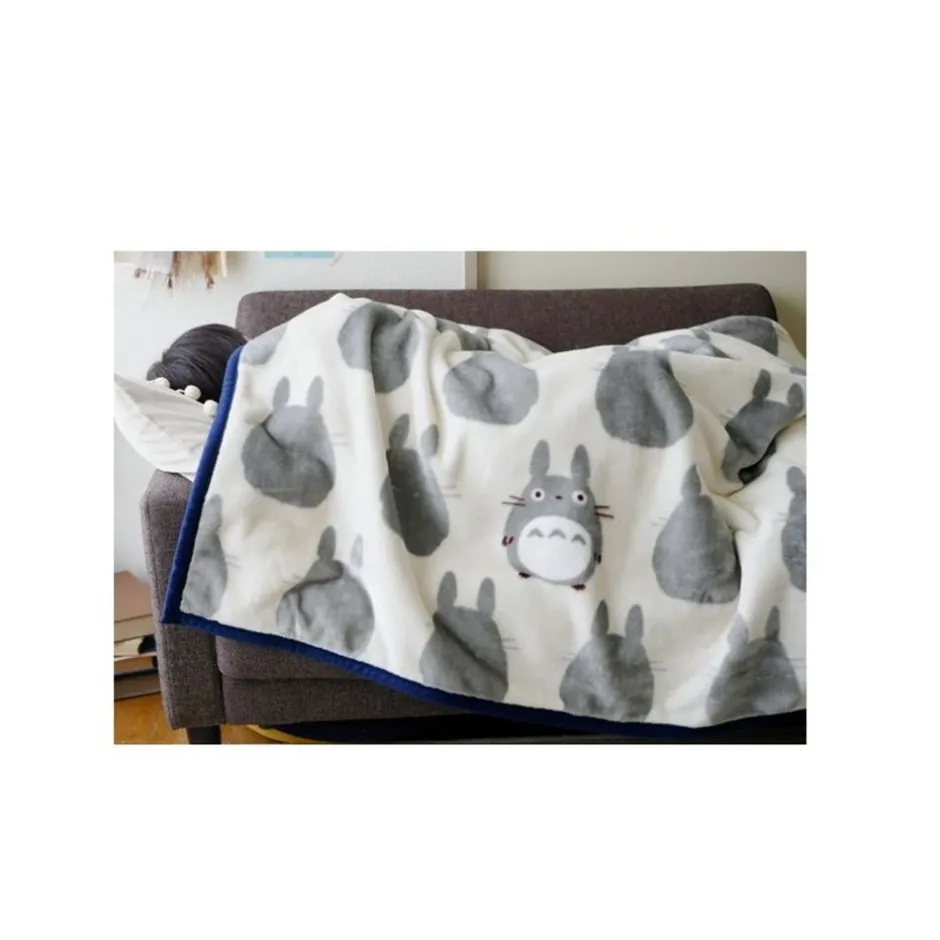 Maison Ghibli Household Linen-Long Blanket Totoro Silhouette 200X140 Cm - My Neighbor Totoro