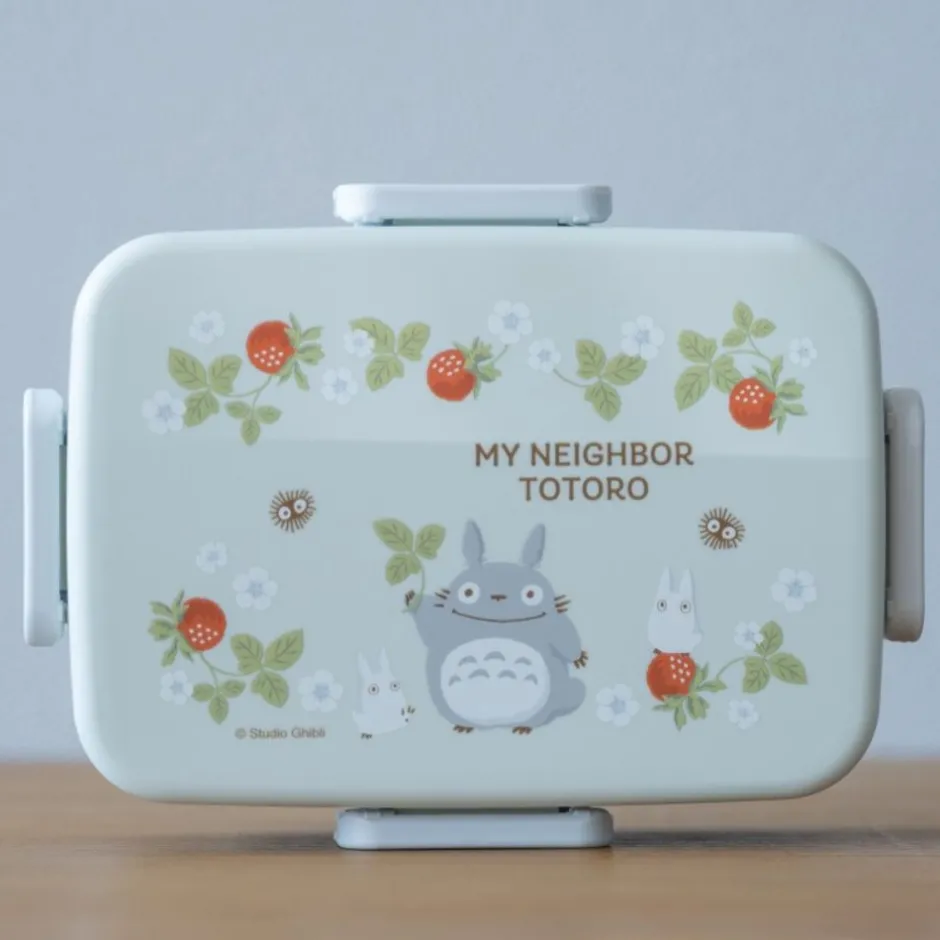 Maison Ghibli Kitchenware-Lunch Box 4 Locks 650Ml Rasberry Collection - My Neighbor Totoro