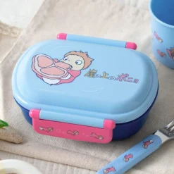 Maison Ghibli Kitchenware-Lunch Box 2 Locks Ponyo In The Ocean - Ponyo On The Cliff