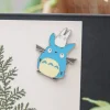 Maison Ghibli Magnets-Magnet Middle & Small Totoro On The Head - My Neighbor Totoro