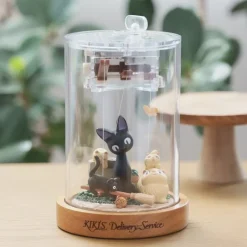 Maison Ghibli Music Boxes-Marionette Style Music Box Jiji - Kiki'S Delivery Service