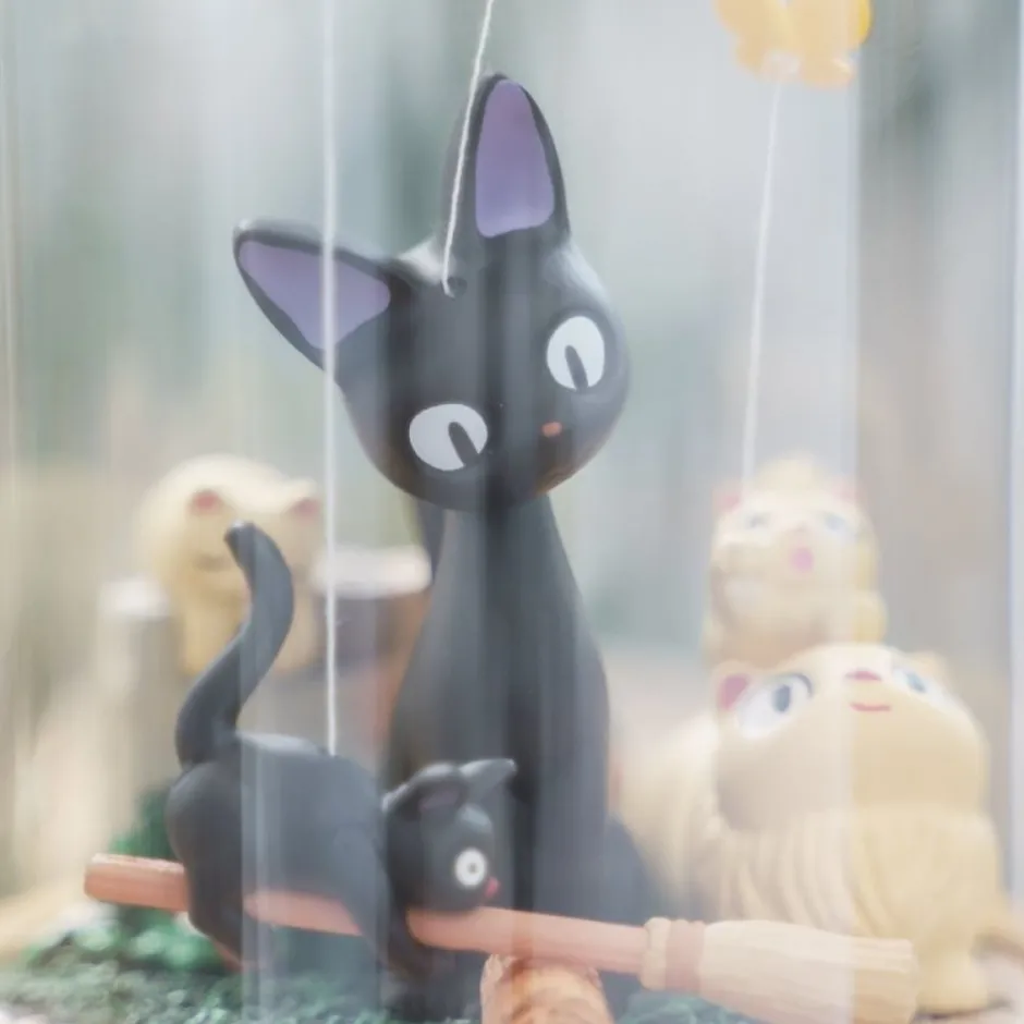 Maison Ghibli Music Boxes-Marionette Style Music Box Jiji - Kiki'S Delivery Service