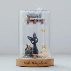 Maison Ghibli Music Boxes-Marionette Style Music Box Jiji - Kiki'S Delivery Service
