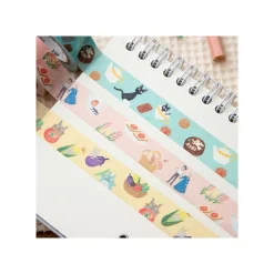 Maison Ghibli Small Equipment-Masking Tape Break Time Flowers - Howl'S Moving Castle