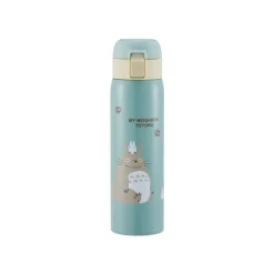 Maison Ghibli Kitchenware-Mat Light Green Thermos Bottle 480Ml - My Neighbor Totoro