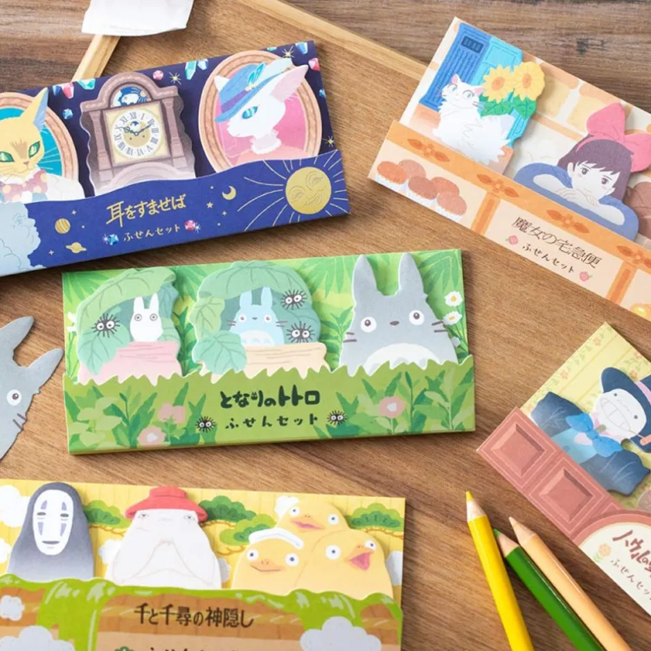 Maison Ghibli Small Equipment-Memo Set Kiki, Jiji & Licy - Kiki'S Delivery Service