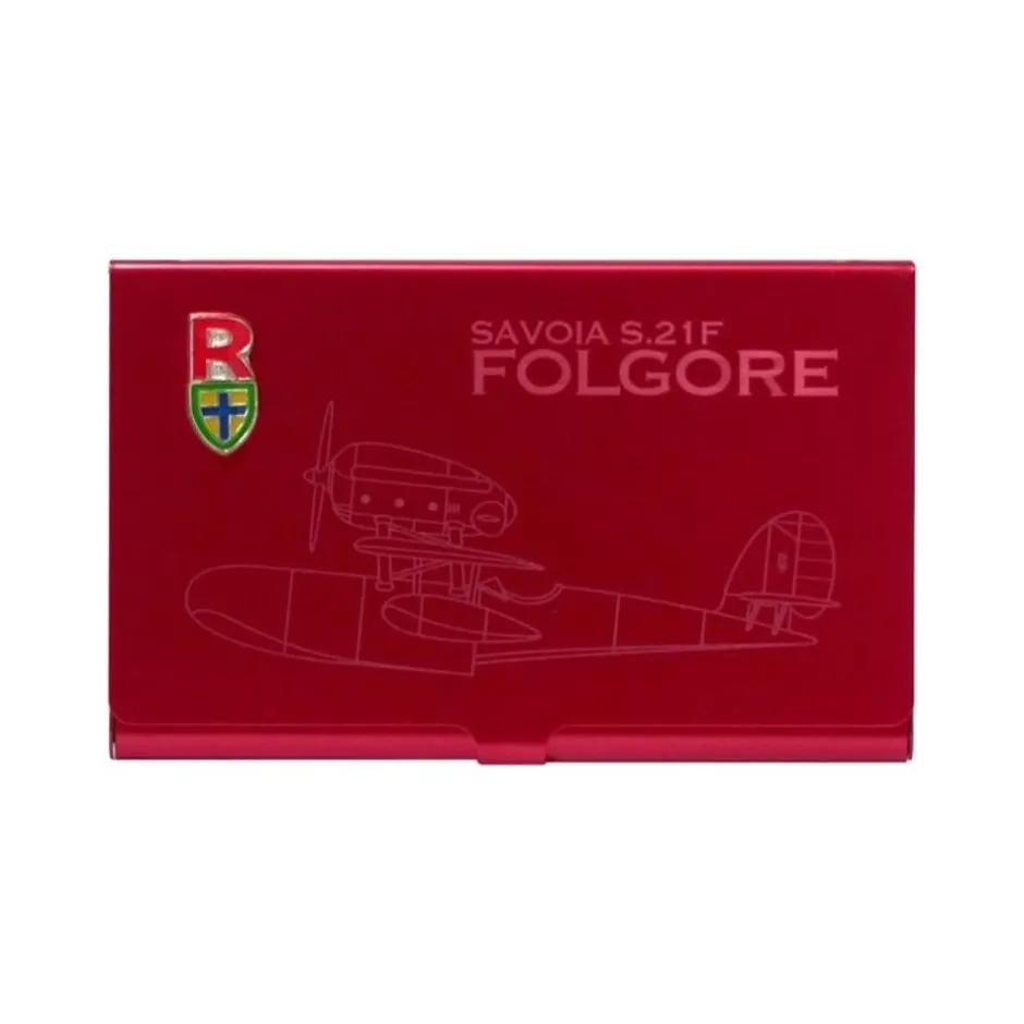 Maison Ghibli Accessories-Metal Box For Name Card Hydravion-Porco Rosso