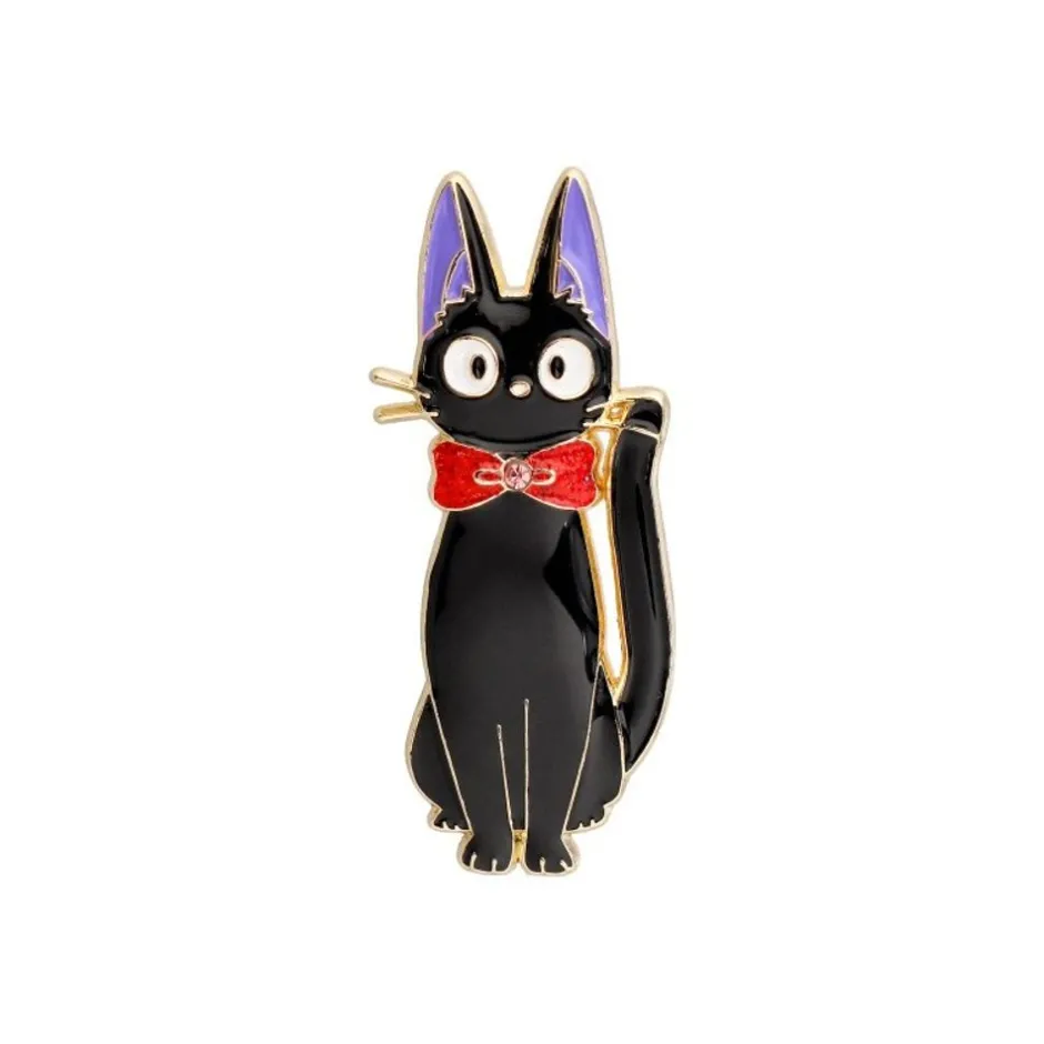 Maison Ghibli Pins-Metal Brooch Jiji - Kiki'S Delivery Service