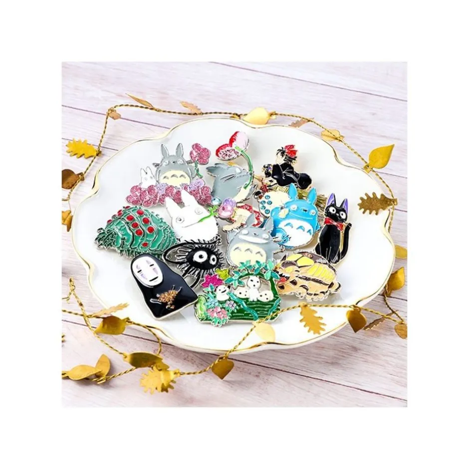 Maison Ghibli Pins-Metal Brooch Jiji - Kiki'S Delivery Service