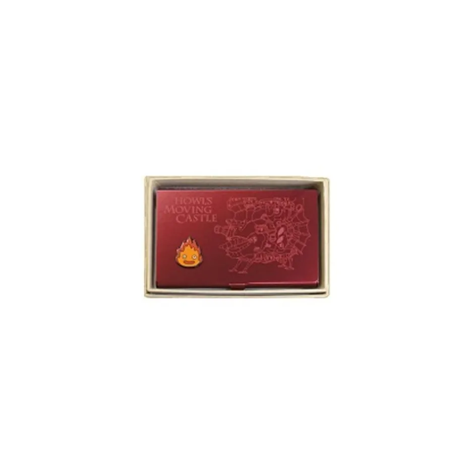 Maison Ghibli Accessories-Metal Business Card Holder Calcifer - Howl'S Moving Castle