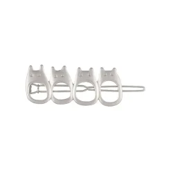 Maison Ghibli Jewellery-Metal Hair Clip Garland White Totoro - My Neighbor Totoro