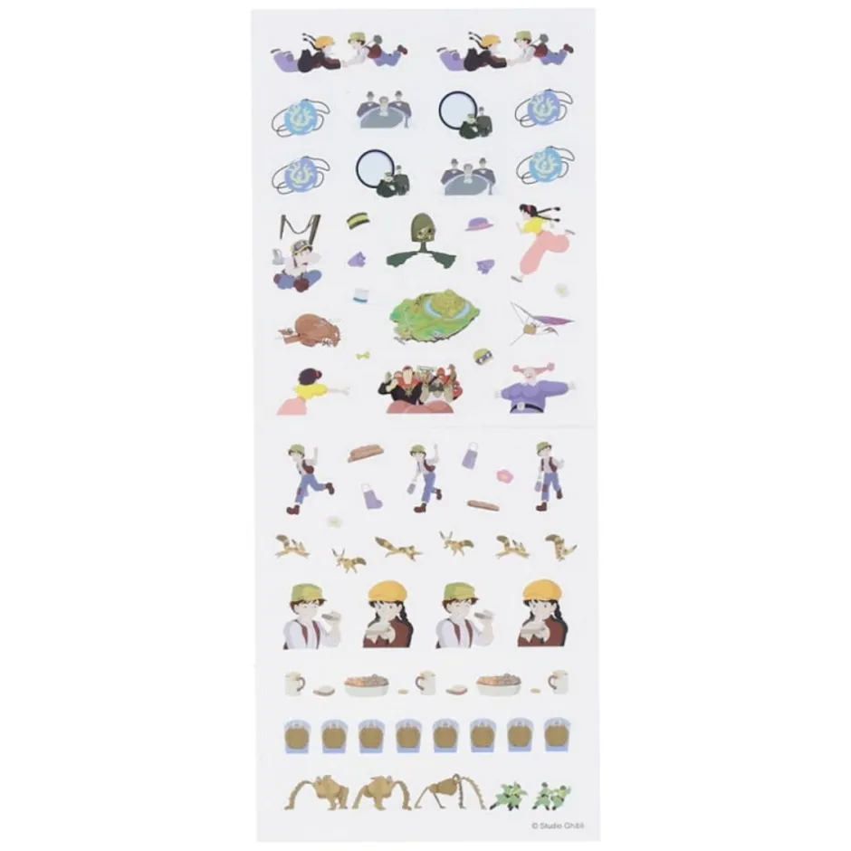 Maison Ghibli Small Equipment-Mini Schedule Stickers 2024 - Castle In The Sky