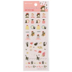 Maison Ghibli Small Equipment-Mini Schedule Stickers 2024 - Kiki'S Delivery Service