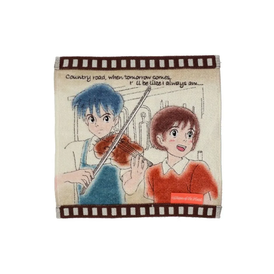 Maison Ghibli Household Linen-Mini Towel Celluloid Shizuku & Seiji - Whisper Of The Heart