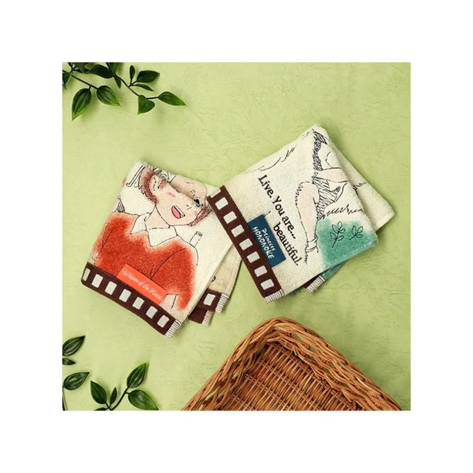 Maison Ghibli Household Linen-Mini Towel Celluloid Shizuku & Seiji - Whisper Of The Heart