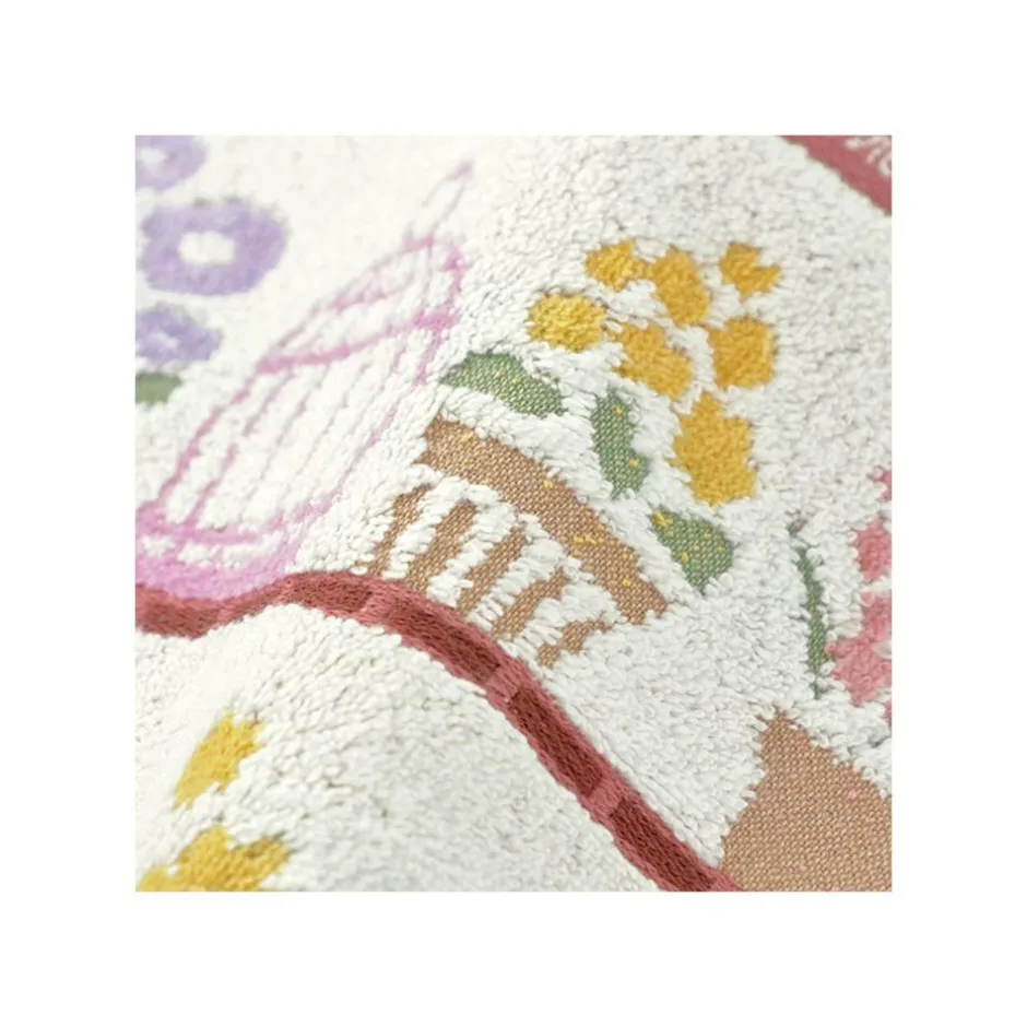Maison Ghibli Household Linen-Mini Towel Jiji And Her Favourite Flowers 25X25 - Kiki'S Delivery Ser