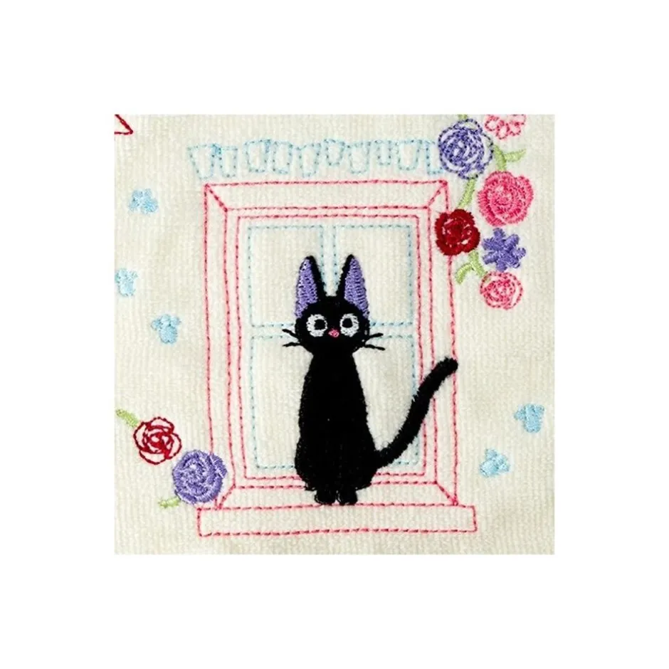 Maison Ghibli Household Linen-Mini Towel Jiji By The Window 25X25 - Kiki'S Delivery Service