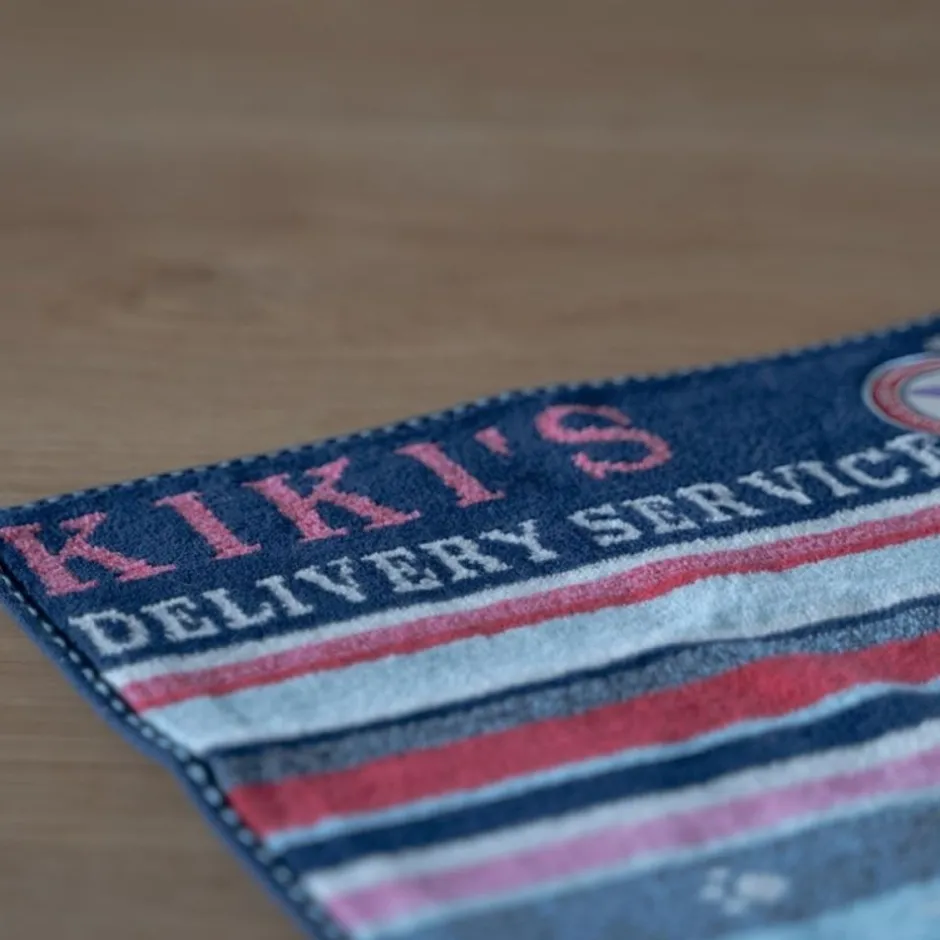 Maison Ghibli Household Linen-Mini Towel Jiji Footprints 25X25 Cm - Kiki'S Delivery Service