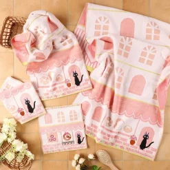 Maison Ghibli Household Linen-Mini Towel Jiji Street Corner 25X25 Cm - Kiki'S Delivery Service