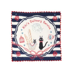 Maison Ghibli Household Linen-Mini Towel Navy Blue Striped 25X25 - Kiki'S Delivery Service