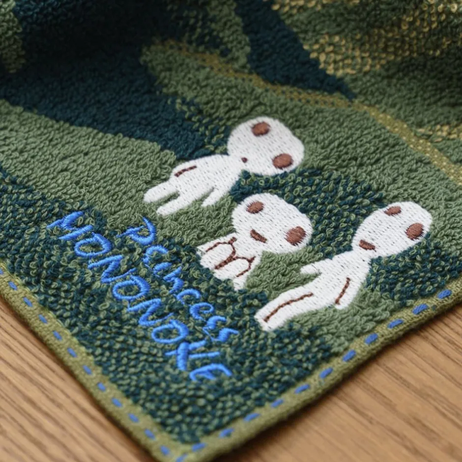 Maison Ghibli Household Linen-Mini Towel Shadow Of The Deer God 25X25 Cm - Princess Mononoke