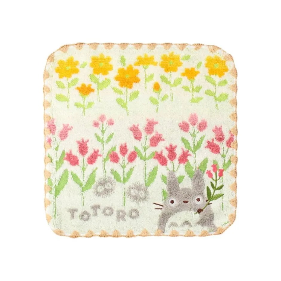 Maison Ghibli Household Linen-Mini Towel Totoro Wild Flowers 25X25 Cm - My Neighbor Totoro