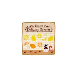 Maison Ghibli Household Linen-Mini Towel Yellow Fruits Tea Time 23 23 Cm - Kiki'S Delivery Service