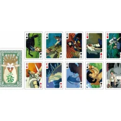 Maison Ghibli Playing Cards-Movie Scenes Playing Cards - Princess Mononoke