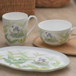 Maison Ghibli Kitchenware-Mug Totoro On A Leaf - My Neighbor Totoro