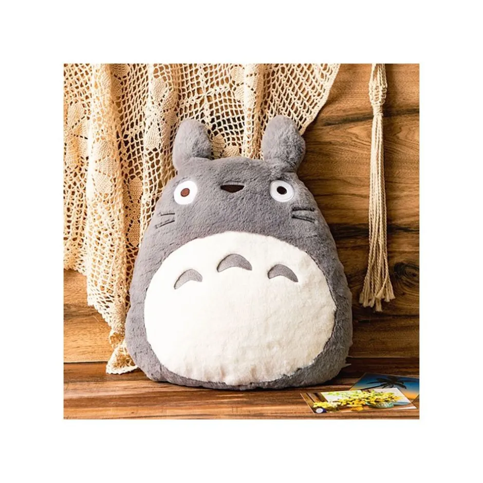 Maison Ghibli Pillow-Nakayoshi Cushion Grey Totoro - My Neighbor Totoro