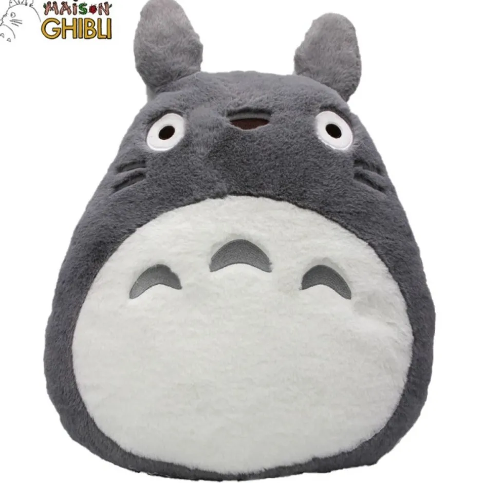Maison Ghibli Pillow-Nakayoshi Cushion Grey Totoro - My Neighbor Totoro