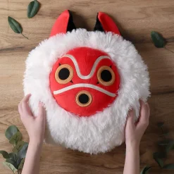 Maison Ghibli Pillow-Nakayoshi Cushion San'S Mask - Princess Mononoke
