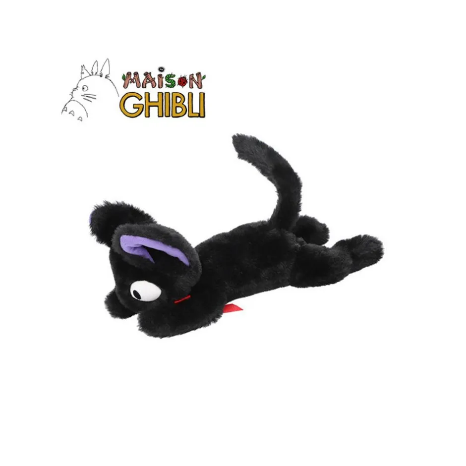 Maison Ghibli Nakayoshi Plush-Nakayoshi Jiji Laying - Kiki'S Delivery Service