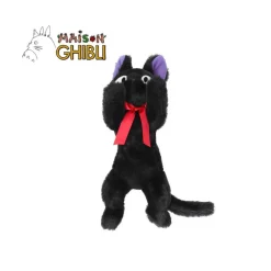 Maison Ghibli Nakayoshi Plush-Nakayoshi Jiji Laying - Kiki'S Delivery Service