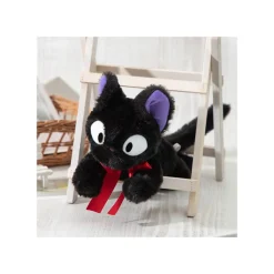 Maison Ghibli Nakayoshi Plush-Nakayoshi Jiji Laying - Kiki'S Delivery Service