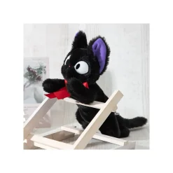 Maison Ghibli Nakayoshi Plush-Nakayoshi Jiji Laying - Kiki'S Delivery Service