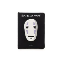 Maison Ghibli Notebooks And Notepads-No Face Plush Journal - Spirited Away