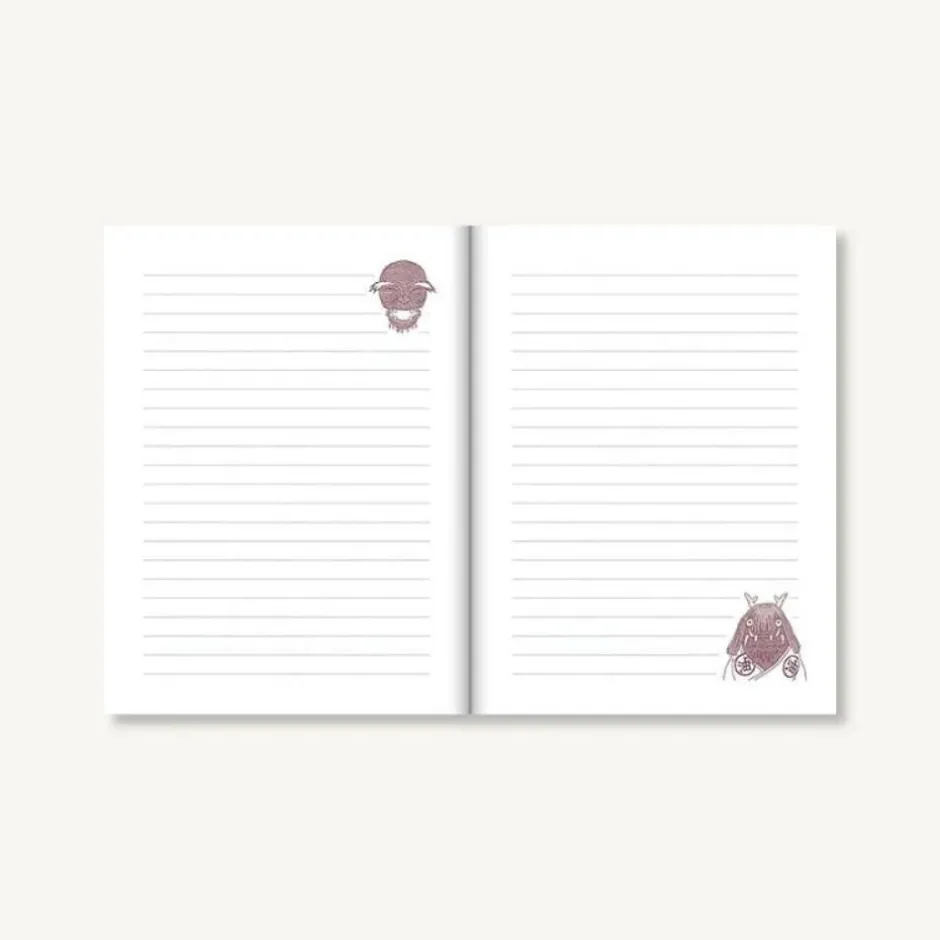 Maison Ghibli Notebooks And Notepads-No Face Plush Journal - Spirited Away
