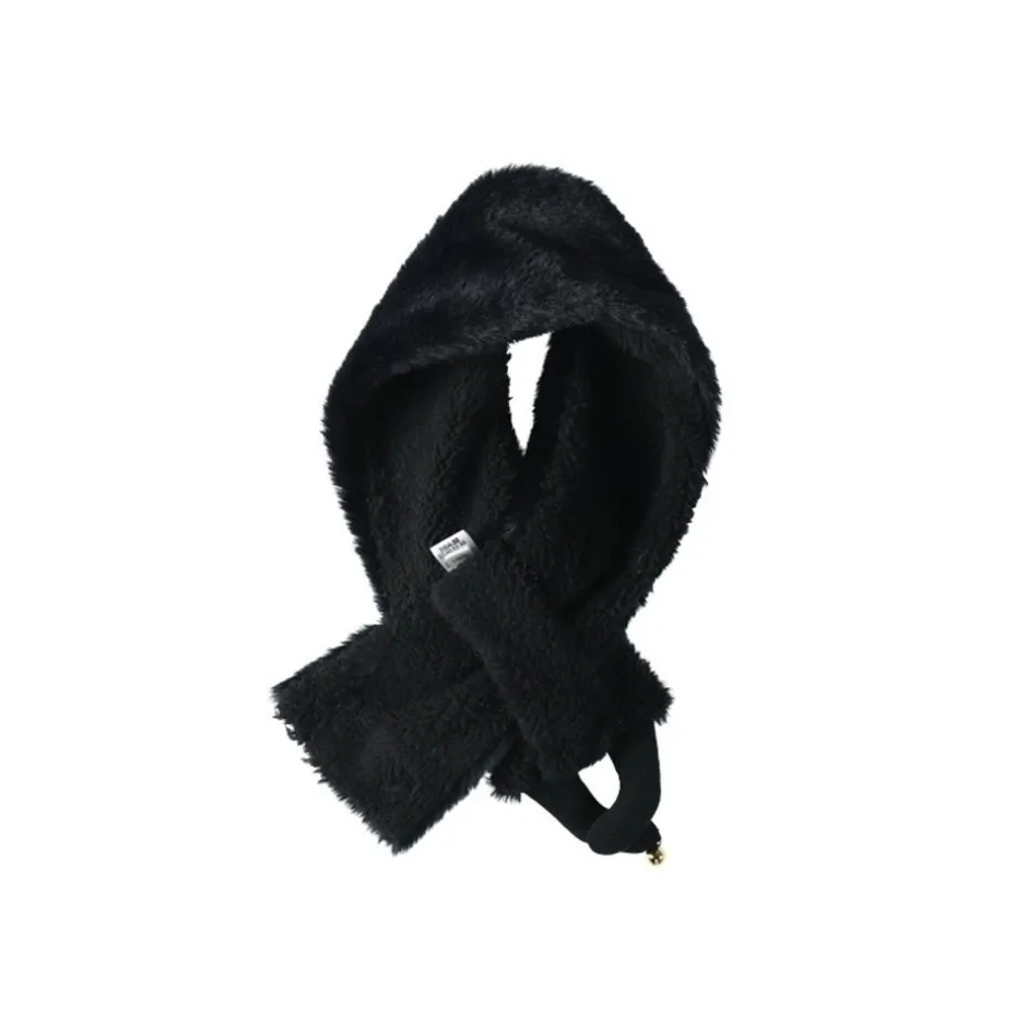 Maison Ghibli Outfits-No Face Plush Scarf - Spirited Away