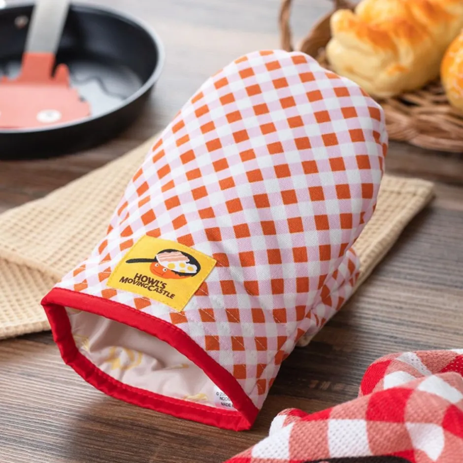 Maison Ghibli Kitchenware-Oven Mitts Calcifer - Howl'S Moving Castle