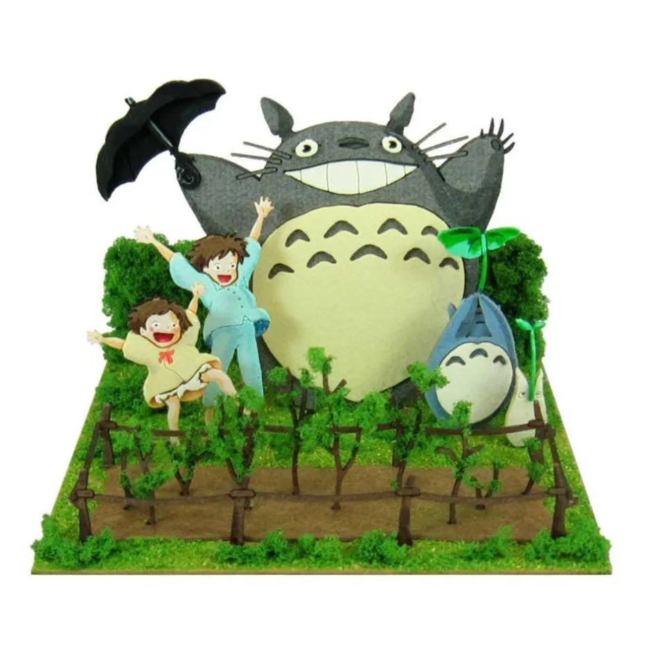 Maison Ghibli Arts And Crafts-Paper Craft Dondoko Dance - My Neighbor Totoro
