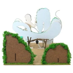 Maison Ghibli Arts And Crafts-Paper Craft Haku Dragon & Chihiro - Spirited Away