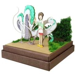 Maison Ghibli Arts And Crafts-Paper Craft Haku Dragon & Chihiro - Spirited Away