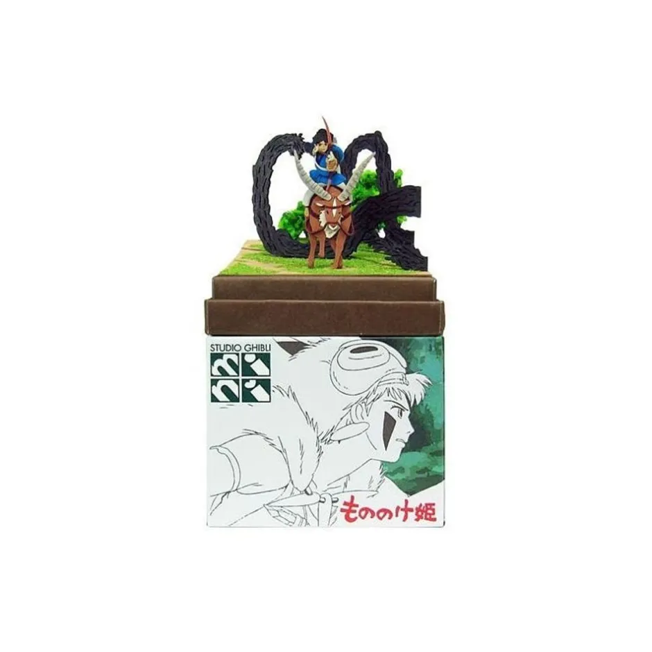 Maison Ghibli Arts And Crafts-Paper Craft Howl'S Ashitaka In The Forest - Princess Mononoke