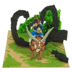 Maison Ghibli Arts And Crafts-Paper Craft Howl'S Ashitaka In The Forest - Princess Mononoke